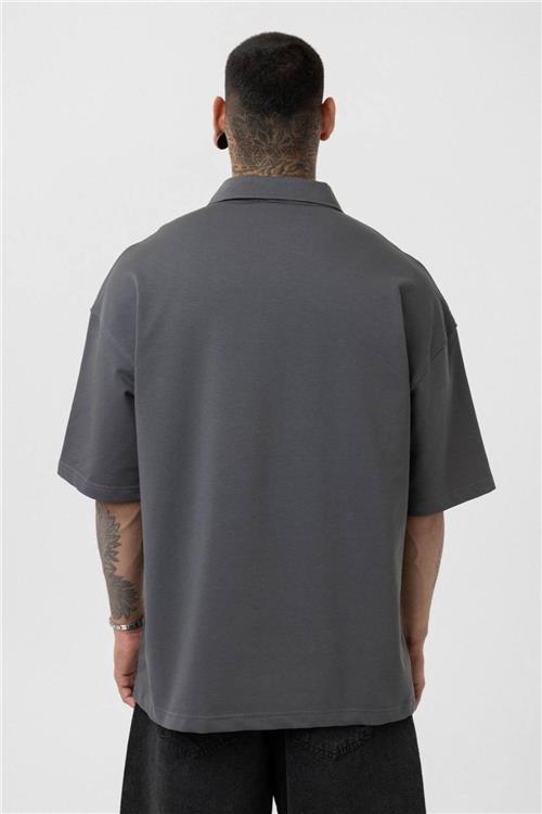 Wholesale Men Gray Oversize T-shirt