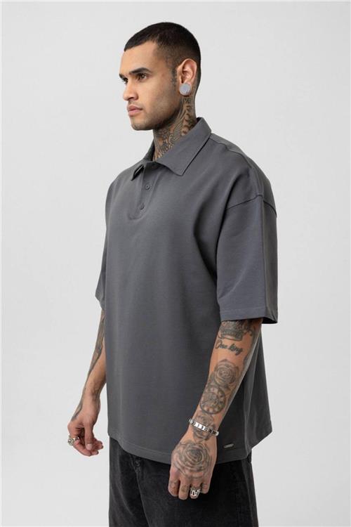 Wholesale Men Gray Oversize T-shirt