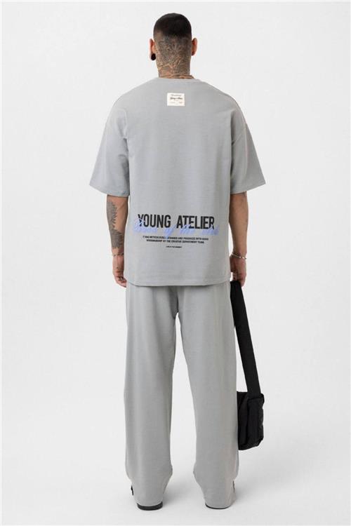 Wholesale Men Gray Tracksuit