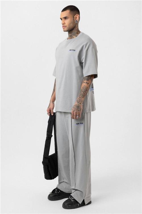 Wholesale Men Gray Tracksuit