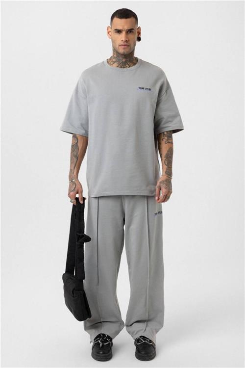 Wholesale Men Gray Tracksuit