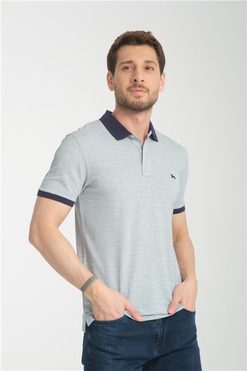 Wholesale Men Ice Blue T-shirt