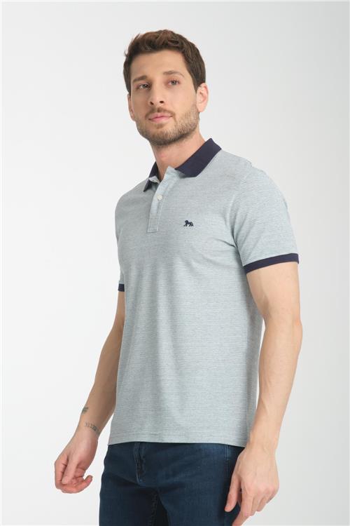 Wholesale Men Ice Blue T-shirt