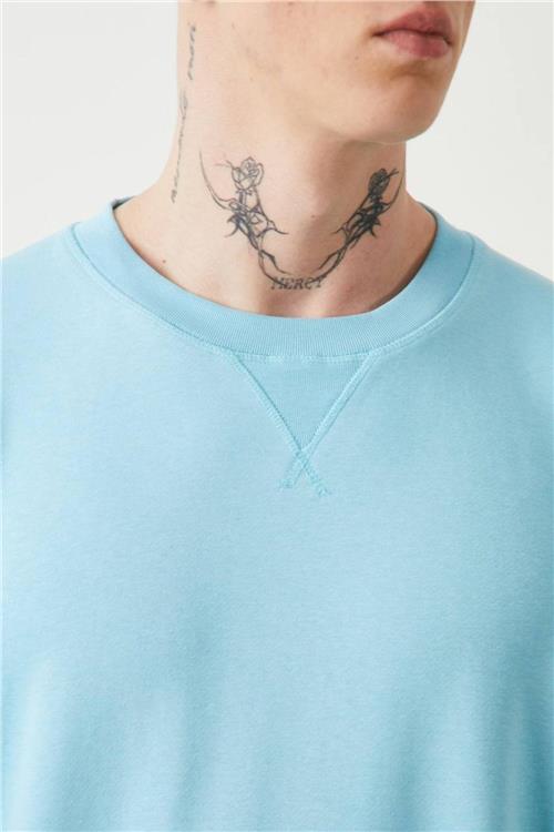 Wholesale Men Light Blue Sweatshirt