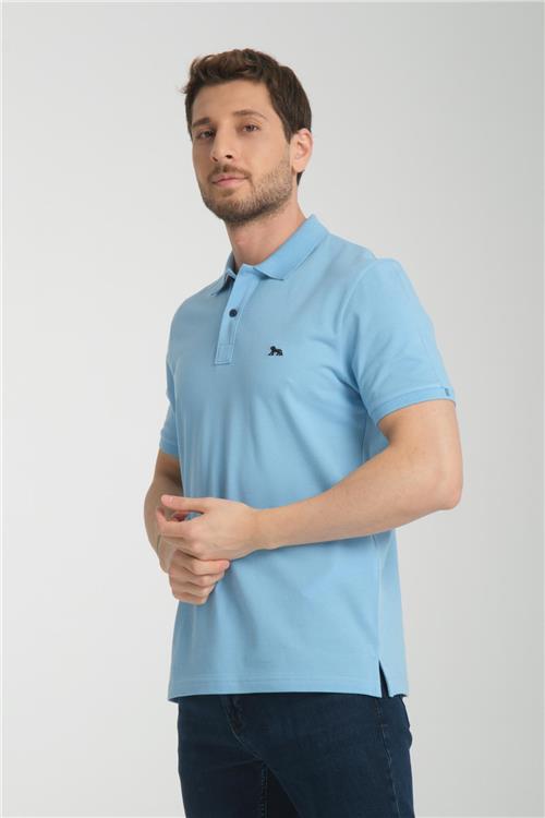 Wholesale Men Light Blue  T-shirt