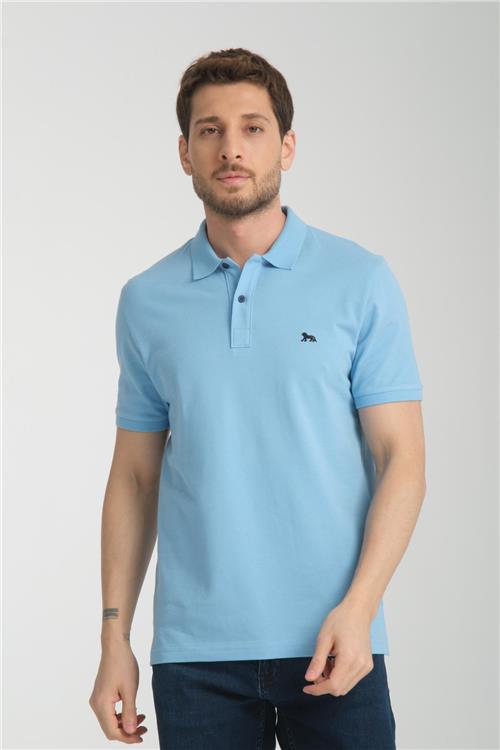 Wholesale Men Light Blue  T-shirt