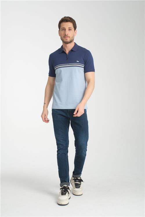 Wholesale Men Light Blue T-shirt