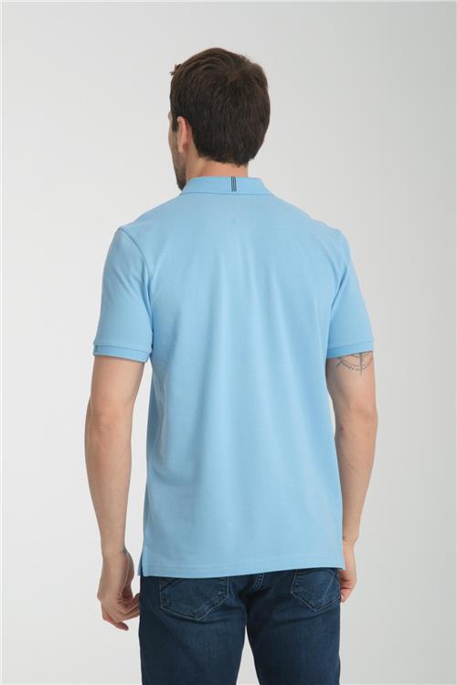 Wholesale Men Light Blue  T-shirt
