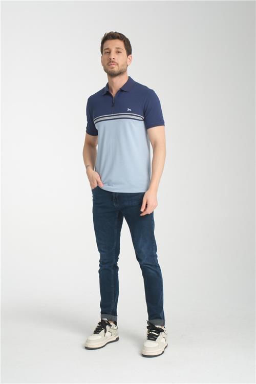 Wholesale Men Light Blue T-shirt