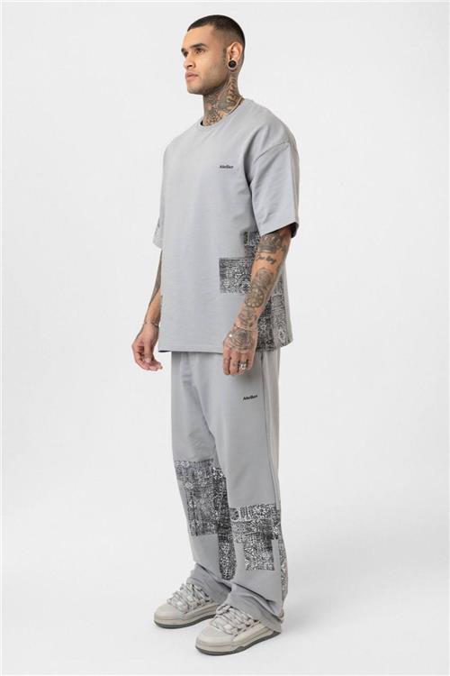 Wholesale Men Light Gray Tracksuit