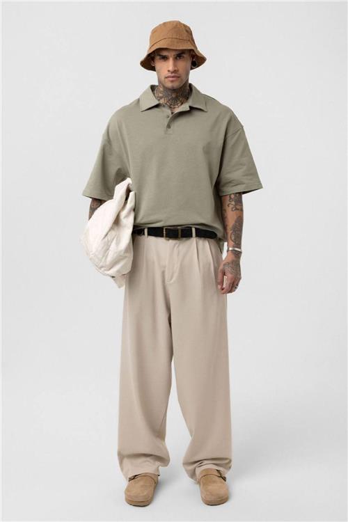 Wholesale Men Matte Mint Oversize T-shirt