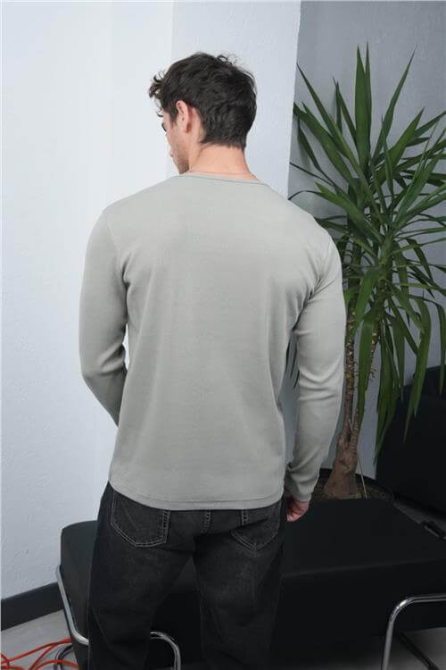 Wholesale Men Menthol Crew-Neck Sweatshirt