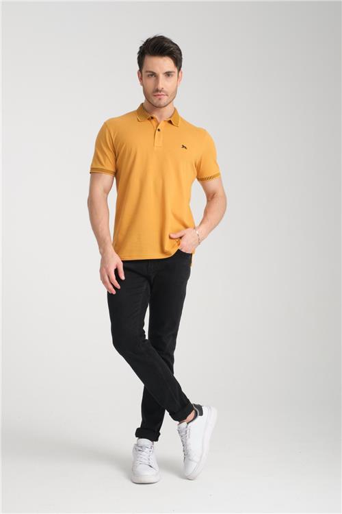 Wholesale Men Mustard T-shirt