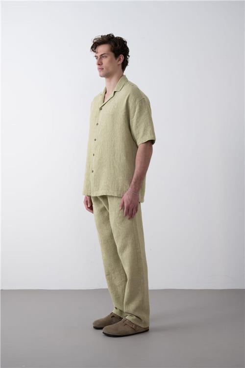 Wholesale Men Pastel Mint Pants