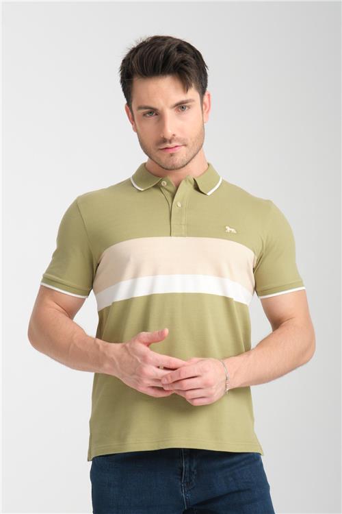 Wholesale Men  Pastel Mint Polo T-shirt