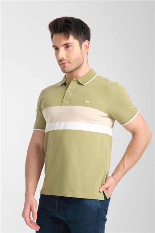 Wholesale Men  Pastel Mint Polo T-shirt