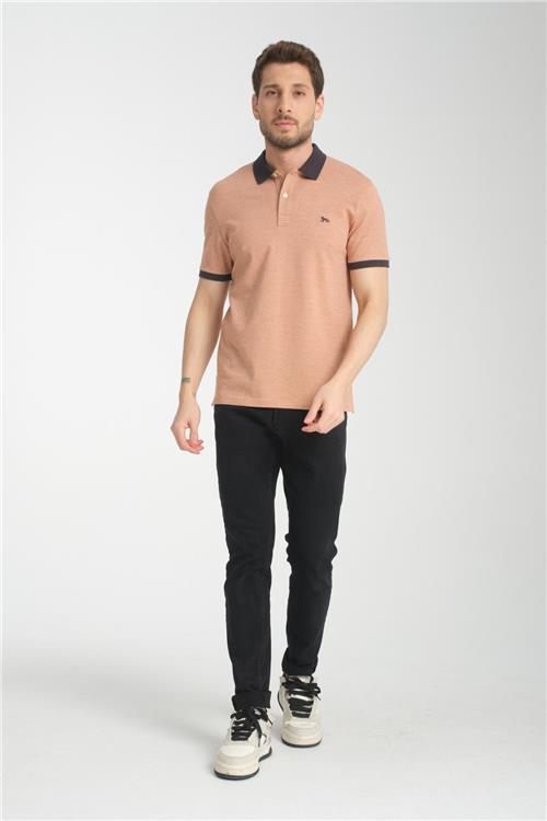 Wholesale Men Peach T-shirt