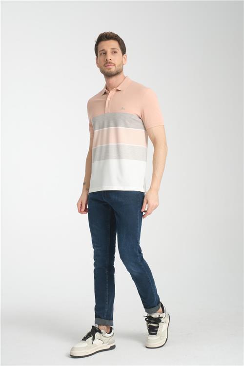 Wholesale Men Peach T-shirt