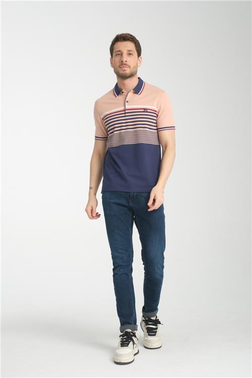 Wholesale Men Peach T-shirt