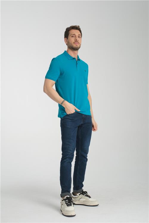 Wholesale Men Petrol T-shirt