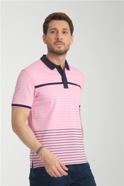Wholesale Men Pink T-shirt