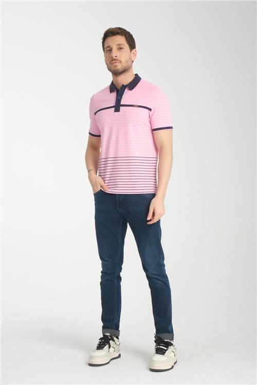 Wholesale Men Pink T-shirt