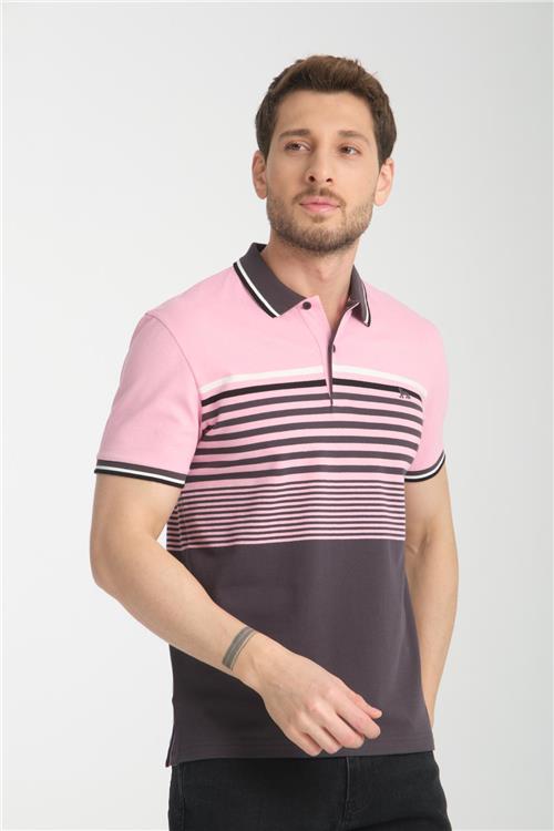 Wholesale Men Pink  T-shirt