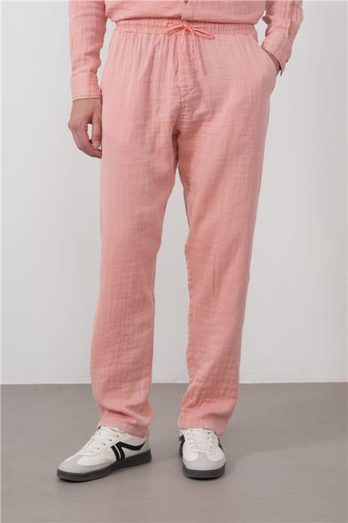 Wholesale Men Rose Pink Pants