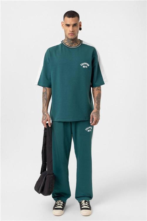 Wholesale Men Sea Green Tracksuit