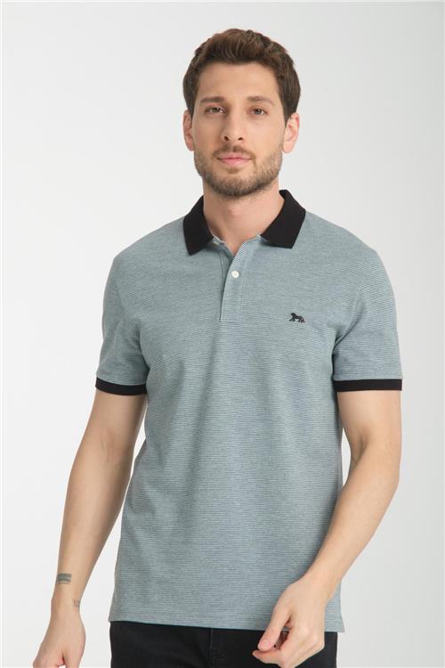 Wholesale Men Turquoise  T-shirt