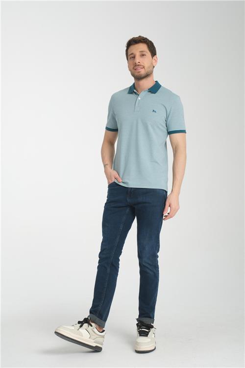 Wholesale Men Turquoise T-shirt