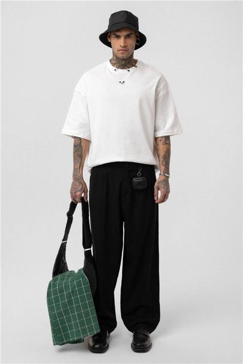 Wholesale Men White Oversize T-shirt