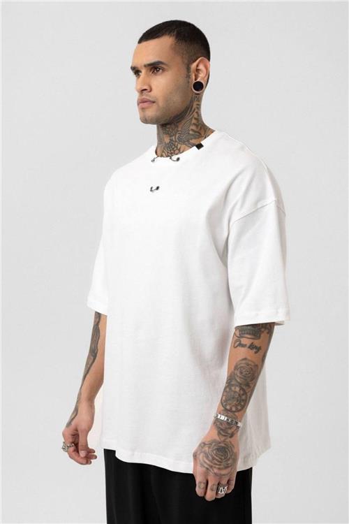 Wholesale Men White Oversize T-shirt