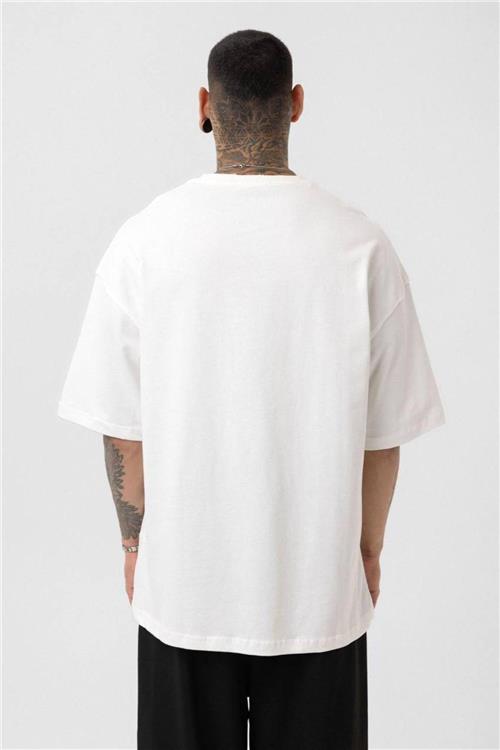 Wholesale Men White Oversize T-shirt