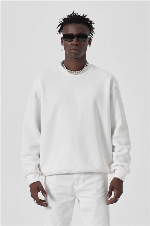 Wholesale Men White Sweatshirt
