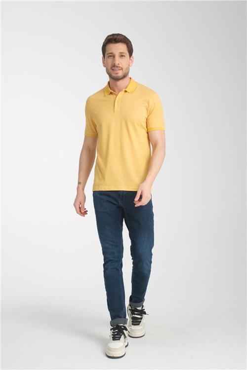 Wholesale Men Yellow T-shirt