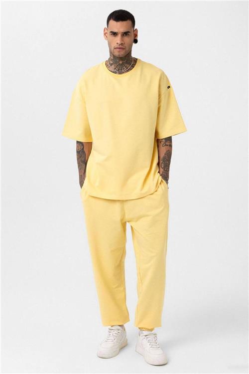 Wholesale Men Yellow Tracksuit