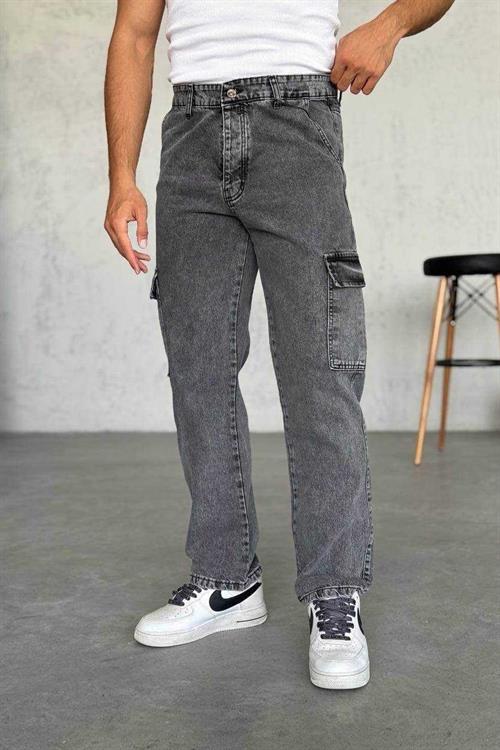 Wholesale Mens Anthracite Baggy Jeans