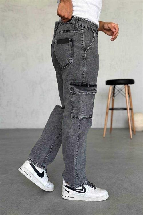 Wholesale Mens Anthracite Baggy Jeans