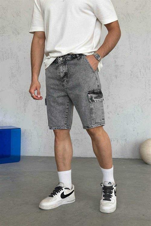 Wholesale Mens Anthracite Denim Shorts