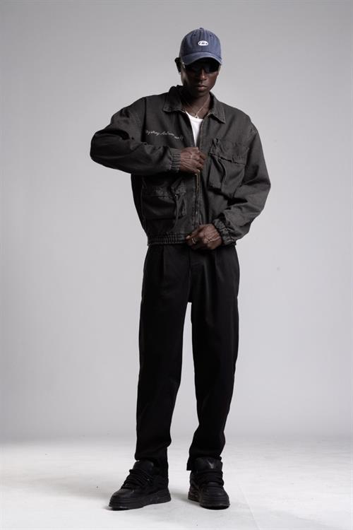 Wholesale Mens Anthracite Gabardine Jacket