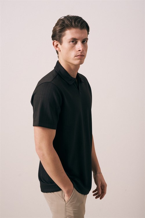 Wholesale Mens Anthracite Polo T-Shirt