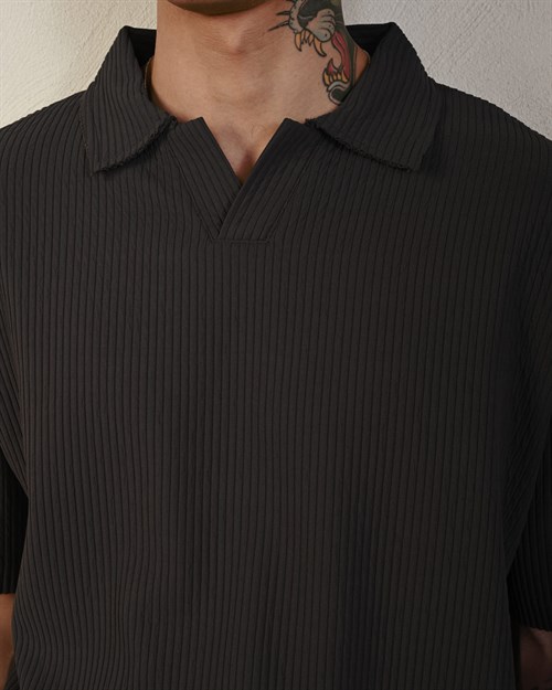 Wholesale Mens Anthracite Polo T-Shirt