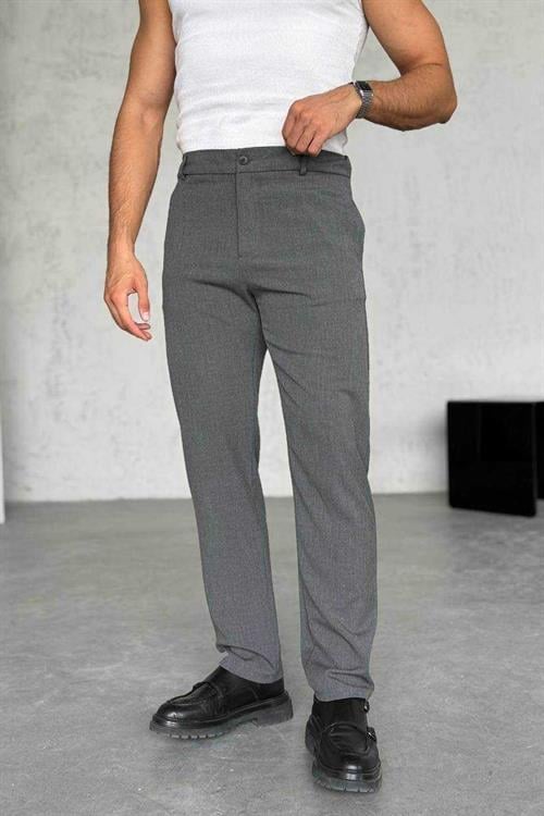 Wholesale Mens Anthracite Regular Fit Pants