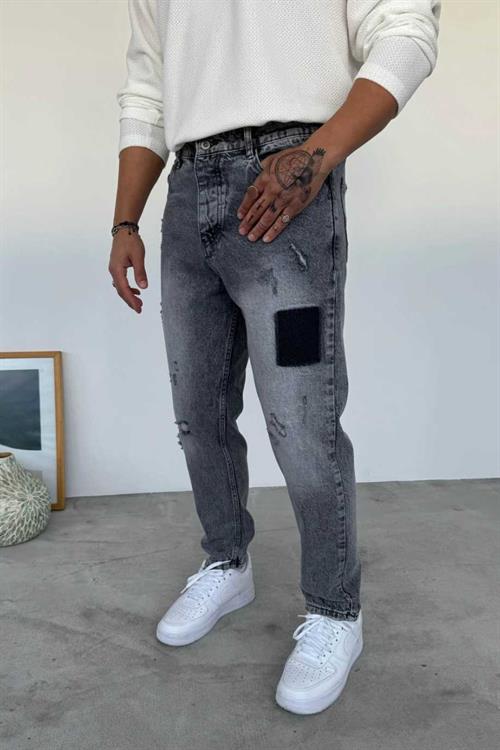 Wholesale Mens Anthracite Relaxed Fit Jeans