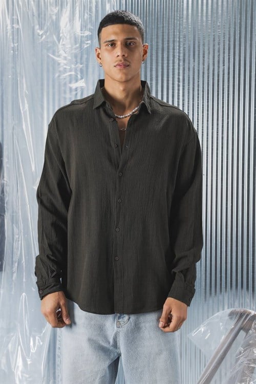Wholesale Mens Anthracite Shirt