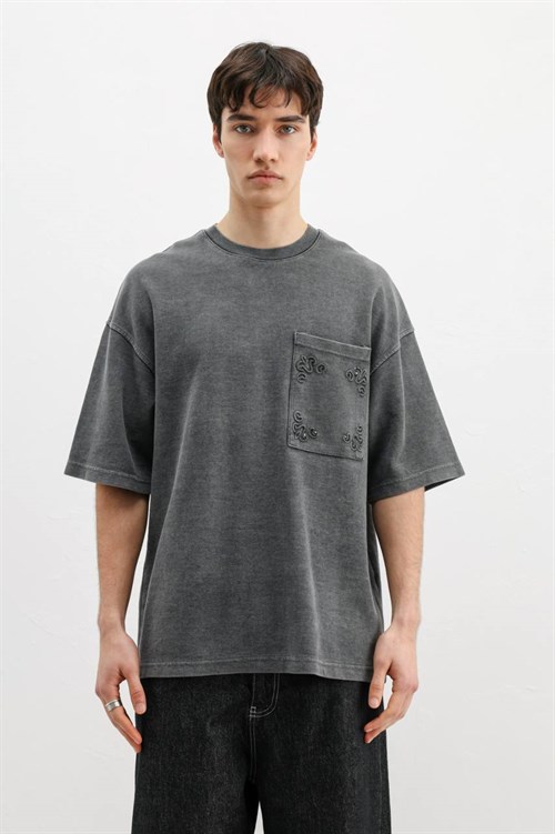 Wholesale Mens Anthracite T-Shirt