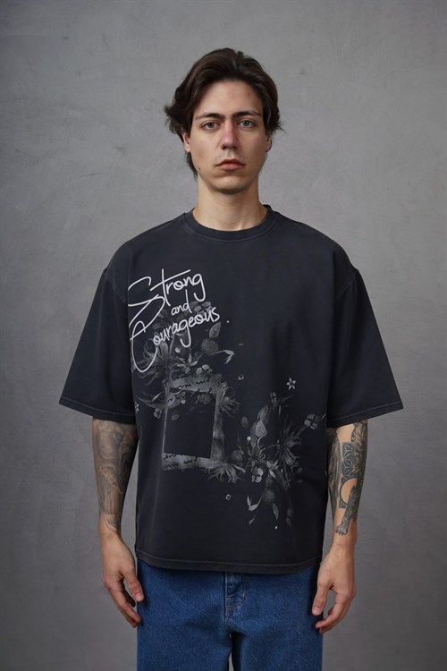 Wholesale Mens Anthracite T-Shirt