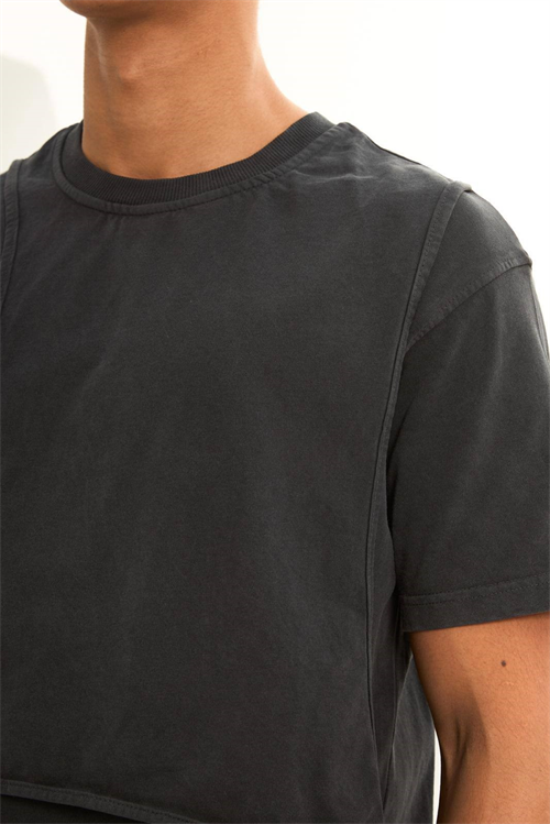 Wholesale Mens Anthracite T-Shirt and Pants Set