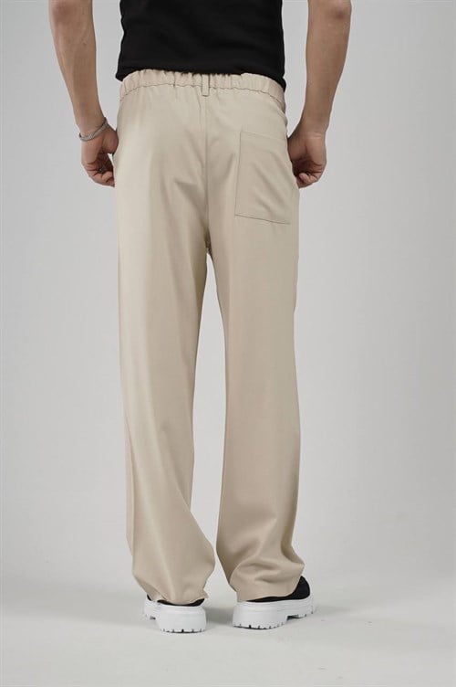 Wholesale Mens Beige Baggy Pants